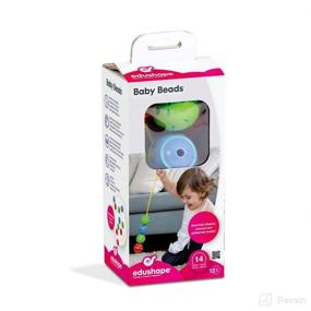 img 3 attached to Interactive Edushape Baby Beads: 14-Piece Set for Early Learning and Development