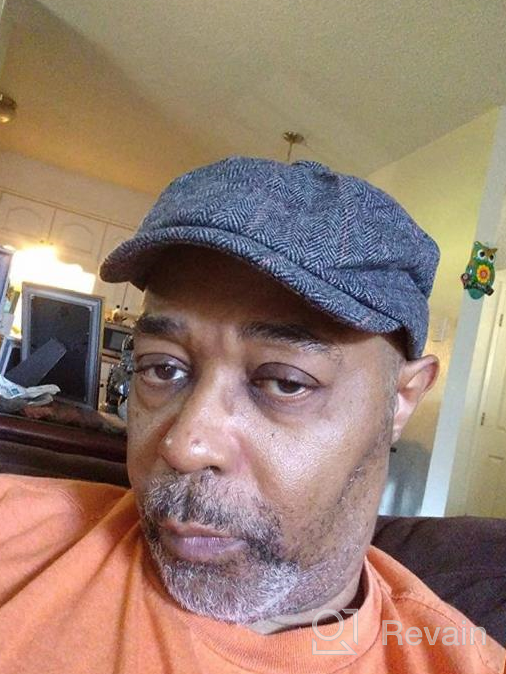 img 1 attached to 🎩 2-Pack Classic Newsboy Hats for Men - Wool Blend Ivy Hat with 8 Panels review by Ranjit Ghosh