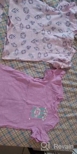 img 1 attached to 👧 Adorable Spotted Zebra Short-Sleeve Ruffle T-Shirts for Girls review by Srinivasan Bennett