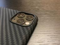 img 1 attached to Pitaka MagEZ Case case (aramid) for Apple iPhone 11 Pro Max, black and brown review by Elang ᠌