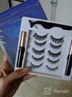 img 1 attached to 12 Pairs Of Natural Looking Magnetic False Eyelashes With Magnetic Eyeliner - No Glue Needed! Perfect Magnetic Eyelash Kit review by Matt Watkins