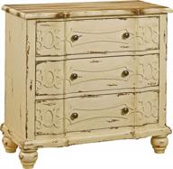 cream storage cabinet with ornate overlay drawers by right2home logo