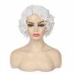 get the perfect 1920s look with kaneles short white curly wig for women - ideal for halloween, cosplay and costume parties logo