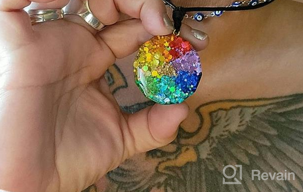 img 1 attached to Experience Chakra Healing Energy with 🧘 Our Luminous Orgonite Pendant Om Symbol Necklace review by Jeff Long