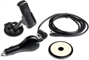 img 1 attached to Enhance Your Navigation Experience with Garmin Auto Nav Kit: Suction Cup Mount, Power Cable, and Dashboard Disk