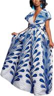 👗 feiyoung dashiki printed bohemian vestidos women's dresses for fashionable clothing логотип