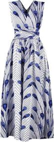 img 1 attached to 👗 FEIYOUNG Dashiki Printed Bohemian Vestidos Women's Dresses for Fashionable Clothing