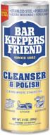 ✨ powerful 21oz bar keepers friend cleanser & polish powder - achieve sparkling clean surfaces logo