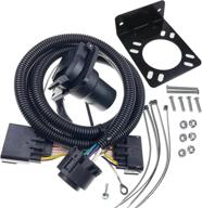 2015-2021 ford f-150 carrofix t-connector custom tow wiring harness with 7-way rv blade trailer connector logo
