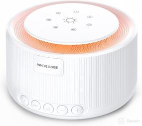 img 4 attached to 🔊 STYFSCP White Noise Machine: 30 Soothing Acyclic Sounds, 36-Level Volume, USB Adapter, 3 Timers, Memory Function, 2 Night Lights - Perfect for Baby, Kids, and Adults!