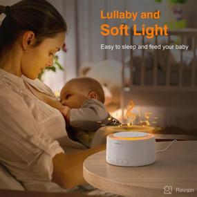 img 1 attached to 🔊 STYFSCP White Noise Machine: 30 Soothing Acyclic Sounds, 36-Level Volume, USB Adapter, 3 Timers, Memory Function, 2 Night Lights - Perfect for Baby, Kids, and Adults!