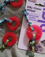 img 1 attached to Petstages Catnip Dental Chew Wheel Toy For Cats review by Tim Kallimanis