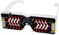 sound activated led eyeglasses diy kit: gikfun light up glasses soldering practice for school learning project ek1972 logo