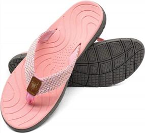 img 2 attached to Сохраняйте стиль и комфорт в женских нескользящих сандалиях с ремешками KuaiLu