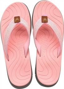 img 3 attached to Stay Stylish And Comfortable With KuaiLu Women'S Non-Slip Thong Sandals