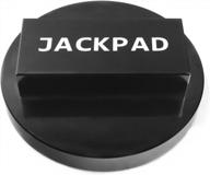 jack pad adapter anodized black replacement for b-m-w 135 335 535 e82 e88 e46 e90 e91 e92 e93 e38 e39 e60 e61 e63 e64 e65 e66 e70 e71 e89 x5 x6 x3 1m m3 m5 m6 f01 f02 f30 f10(1 pcs) logo