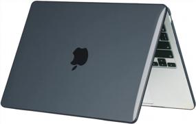 img 3 attached to Se7Enline совместим с корпусом MacBook Air M2 2022 года 13-дюймовый жесткий чехол для ноутбука для Mac Air 13,6-дюймовая модель A2681 M2 и защитный чехол для клавиатуры, кристально-черный