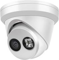 8mp ultrahd 4k poe turret ip-камера exir outdoor, объектив oem ds-2cd2385fwd-i 2,8 мм, сетевая камера безопасности ночного видения 3840 × 2160 с ip67 и хранилищем microsd логотип