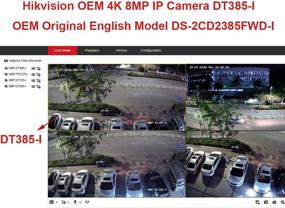 img 1 attached to 8MP UltraHD 4K PoE Turret IP-камера EXIR Outdoor, объектив OEM DS-2CD2385FWD-I 2,8 мм, сетевая камера безопасности ночного видения 3840 × 2160 с IP67 и хранилищем MicroSD