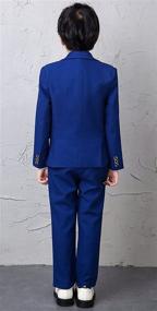 img 3 attached to 👔 Yuanlu Toddler Formal Tuxedo Bearer Boys' Clothing for Suits & Sport Coats