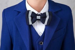 img 2 attached to 👔 Yuanlu Toddler Formal Tuxedo Bearer Boys' Clothing for Suits & Sport Coats