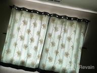 img 1 attached to Enhance Your Home With VOGOL'S Elegant Beige Floral Embroidered Sheer Curtains - Perfect For Living Room And Bedroom Windows review by Mark Callaham