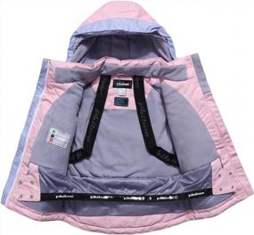 img 2 attached to Водонепроницаемая и ветрозащитная лыжная куртка для сноуборда PHIBEE для девочек для активных игр