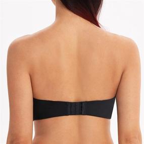 img 3 attached to Stay-Put And Strapless: MELENECA Women'S Multiway Wireless Bra With Light Padding And Push-Up Design