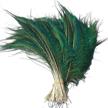 sowder natural peacock sword feathers 10-15 inches for wedding home decoration pcak of 50 logo