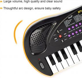 img 1 attached to Introducing The APerfectLife Kids Keyboard Piano - Ideal Musical Gift Toy For Kids Aged 3-8 Years - With 32 Keys And Multifunction Electric Features!