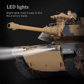 img 2 attached to 2.4Ghz 15 Channel M1A2 Abrams RC Tank With Smoking, Vibration And Airsoft BBS Bullets - Remote Control Military Toy For Kids & Adults