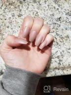 img 1 attached to Chic And Classy: 24PCS Edary Ballerina Fake Nails In Nude Pure Color Matte Coffin Design For Women review by Jason Lee