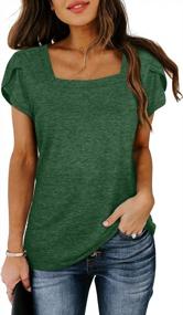 img 3 attached to Lightweight Women'S Tshirt - WIHOLL Short Sleeve Round Neck Tee