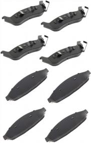 img 4 attached to Upgrade Your Braking System With LSAILON'S Ceramic Brake Pad Kits For Ford, Lincoln, And Mercury Models
