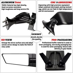 img 2 attached to XINGWU Adjustable Rearview Mirrors Rotating