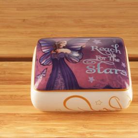 img 2 attached to EAD389: Munro'S "Reach For The Stars" Fairysite/Dragonsite Jewelry Box With Wish And Memory Features