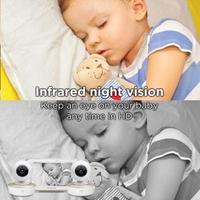 img 1 attached to Motorola MBP50-G2 Video Baby Monitor - 5" LCD, 2 HD Cameras W/ Infrared Night Vision & Remote Pan/Tilt/Zoom