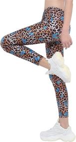 img 2 attached to Moily Printed Gymnastics Athletic Performing Girls' Clothing via Active