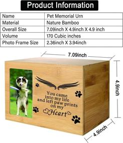 img 3 attached to 🐾 BAMTALK Pet Memorial Urn: A Touching Tribute for Your Beloved Cat or Dog