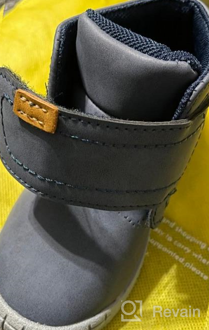 img 1 attached to Blikcon Autumn Ankle Boots Toddler Boys' Shoes review by James Daniels