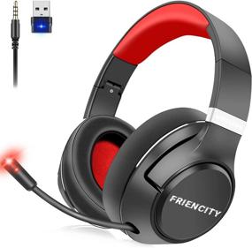 img 4 attached to Friencity Wireless Gaming Headset For PS4, PS5, PC, Switch, 3D Surrounding Sound, Over-Ear 2.4G Bluetooth Headphones W/Noise Canceling Mic For Cellphone Laptop, Mute On/Off, Only Wired Mode For Xbox