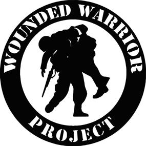 img 1 attached to 🚗 White Vinyl Decal Car Sticker Wounded Warrior Project - Enhanced SEO