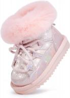 warm and cozy: bmcitybm toddler snow boots for girls and boys logo