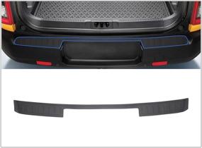 img 4 attached to 🚗 CDEFG Rear Bumper Protector Guard: 2021-2022 Bronco Sport CX430 Trunk Door Entry Guards Accessory Trim Cover - Car Exterior Accessories at their Finest!