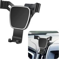 📱 enhanced lunqin ford edge suv car phone holder: 2015-2021 model | auto accessories navigation bracket | interior decoration mobile cell phone mount logo