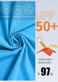 img 1 attached to Women'S UPF 50+ Sun Protection Rash Guard Short Sleeve Swim Shirt W/ Hidden Zip Pocket