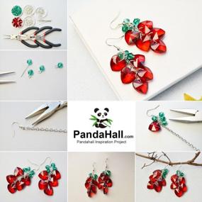 img 1 attached to PandaHall Elite 1 inch Stainless Steel Flat Headpins: 278 Pcs for Jewelry Making