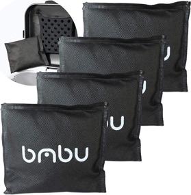 img 4 attached to 🐼 Bamboo Charcoal Deodorizer Bag (4 Pack) - Odor-Eliminating Inserts for PetFushion Litter Disposal Box, Diaper Pails & Cat Litter - Absorb & Eliminate Unpleasant Odors/Smells