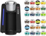 javapod k-cup coffee maker: 24 variety pack, refillable water for home & office! logo