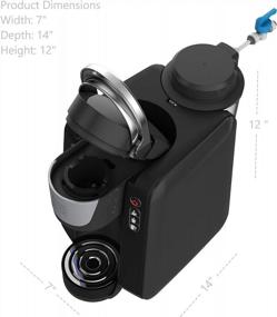 img 2 attached to JAVAPod K-Cup Coffee Maker: 24 Variety Pack, Refillable Water For Home & Office!